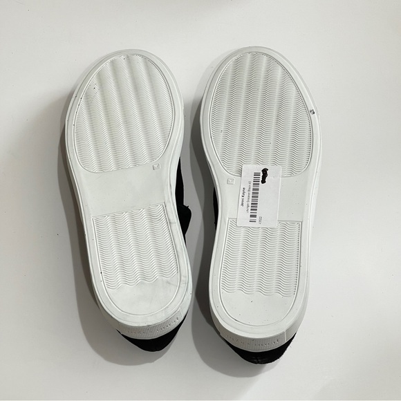 JENNI KAYNE suede lounger slider Sneakers flats solid black slip on shoes Sz 40 - Picture 5 of 11